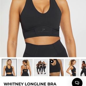 Size M sports bra worn once, just could not hold my chest size